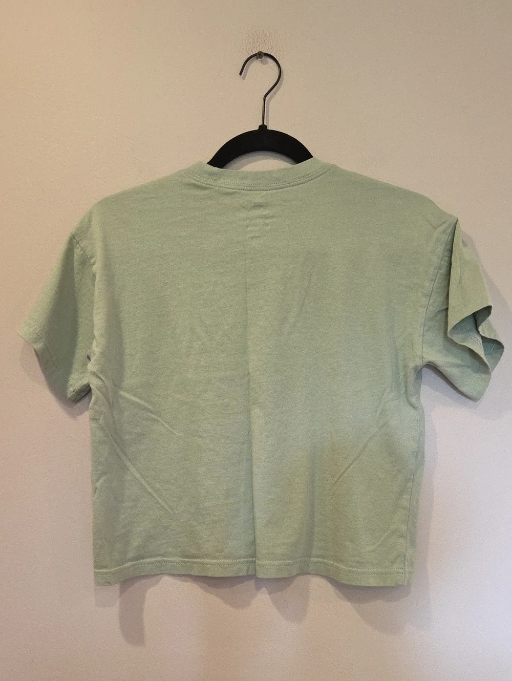 Nike Sage Green Cropped Swoosh Tee